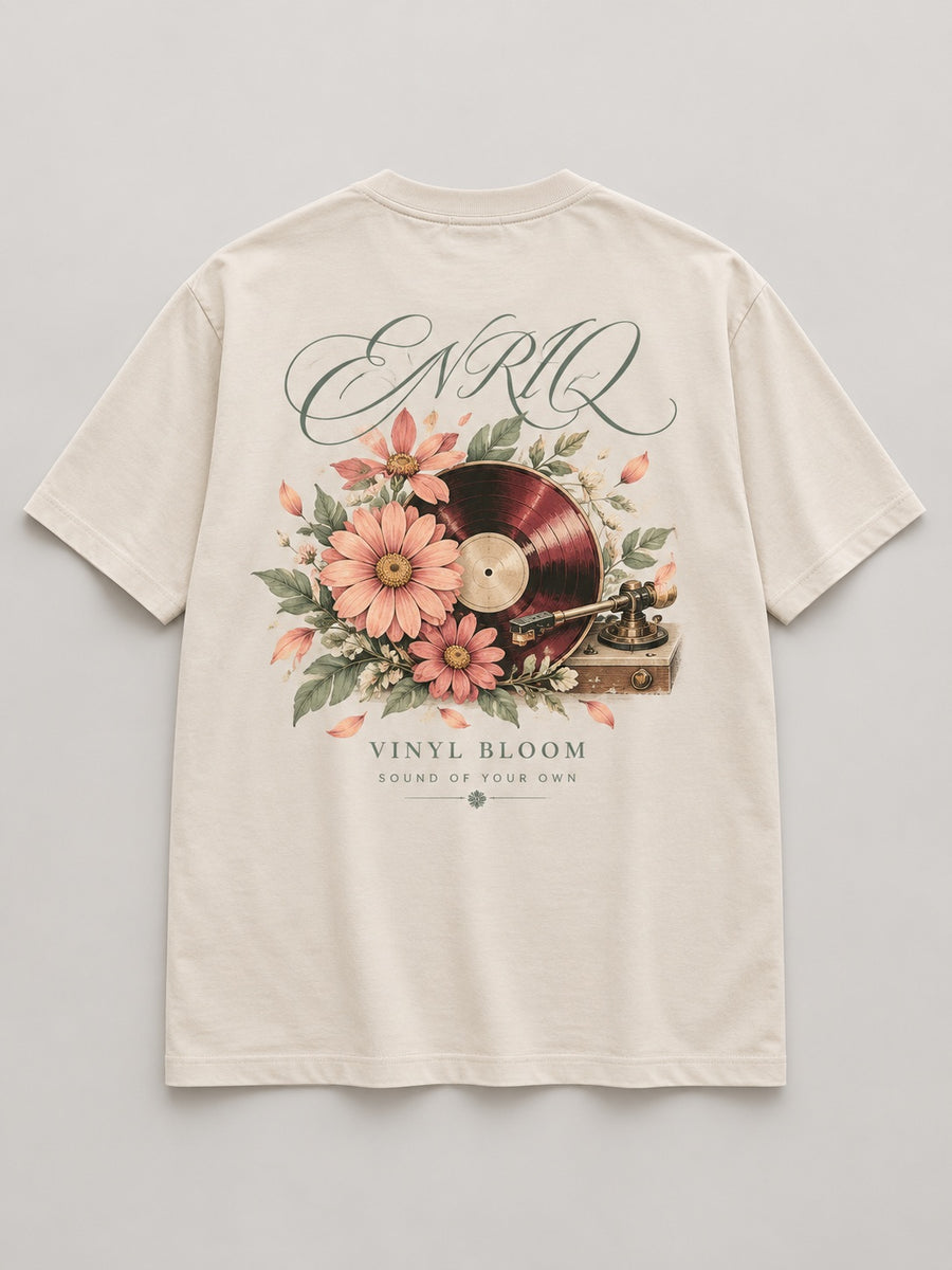 ENRIQ Vinyl Bloom Bone basic fit – achterkant