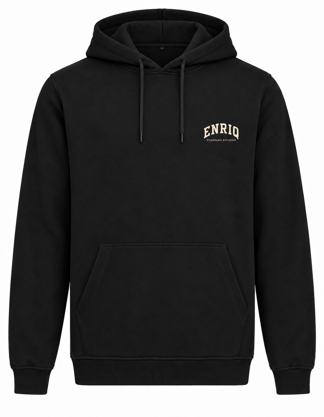 EnriQ Standard Division Hoodie – Black – voorkant
