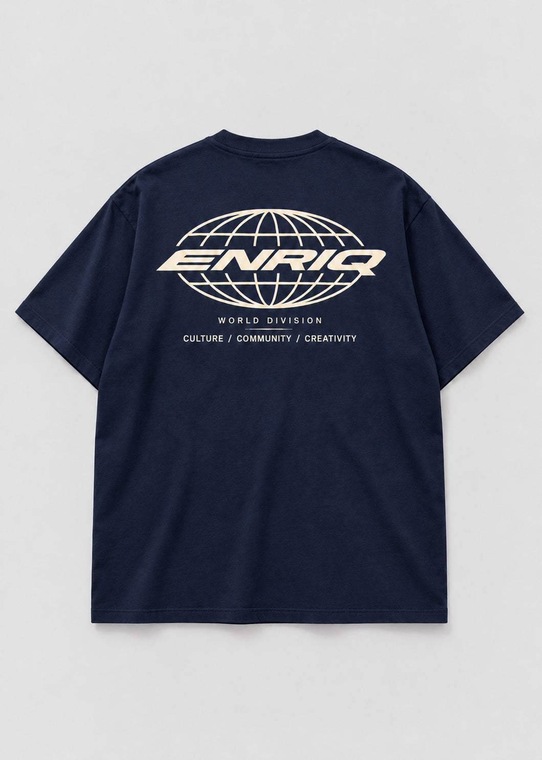 ENRIQ World Division Navy basic fit – achterkant