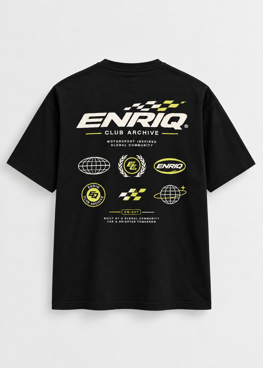 ENRIQ Club Archive Black basic fit – achterkant