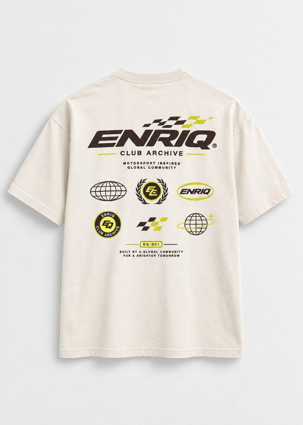 ENRIQ Club Archive Bone basic fit – achterkant
