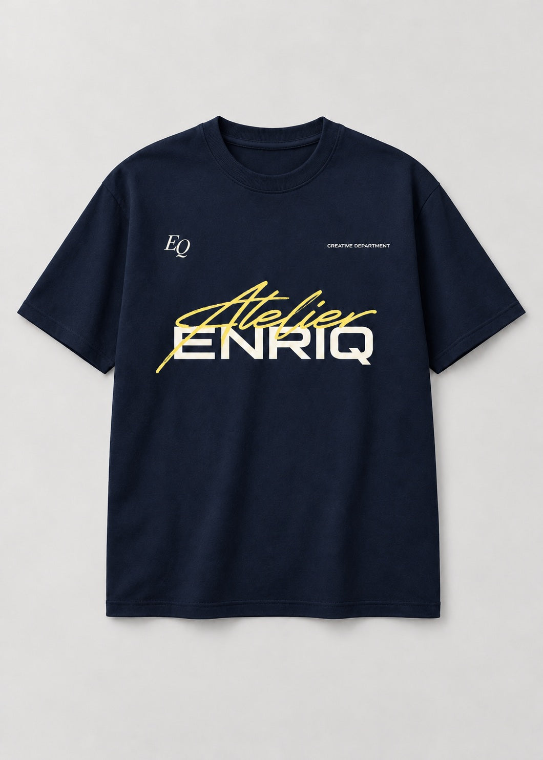 ENRIQ Atelier Signature Navy basic fit – voorkant