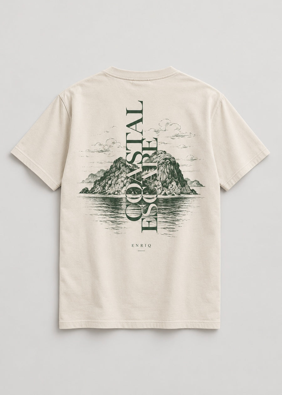 ENRIQ Coastal Escape Bone basic fit – achterkant