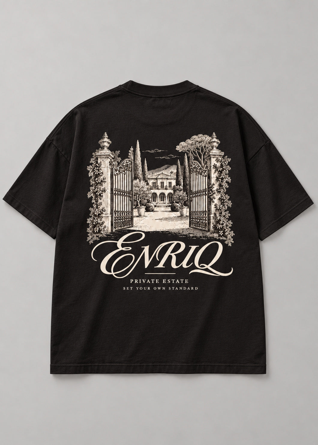 ENRIQ Private Estate Black basic fit – achterkant