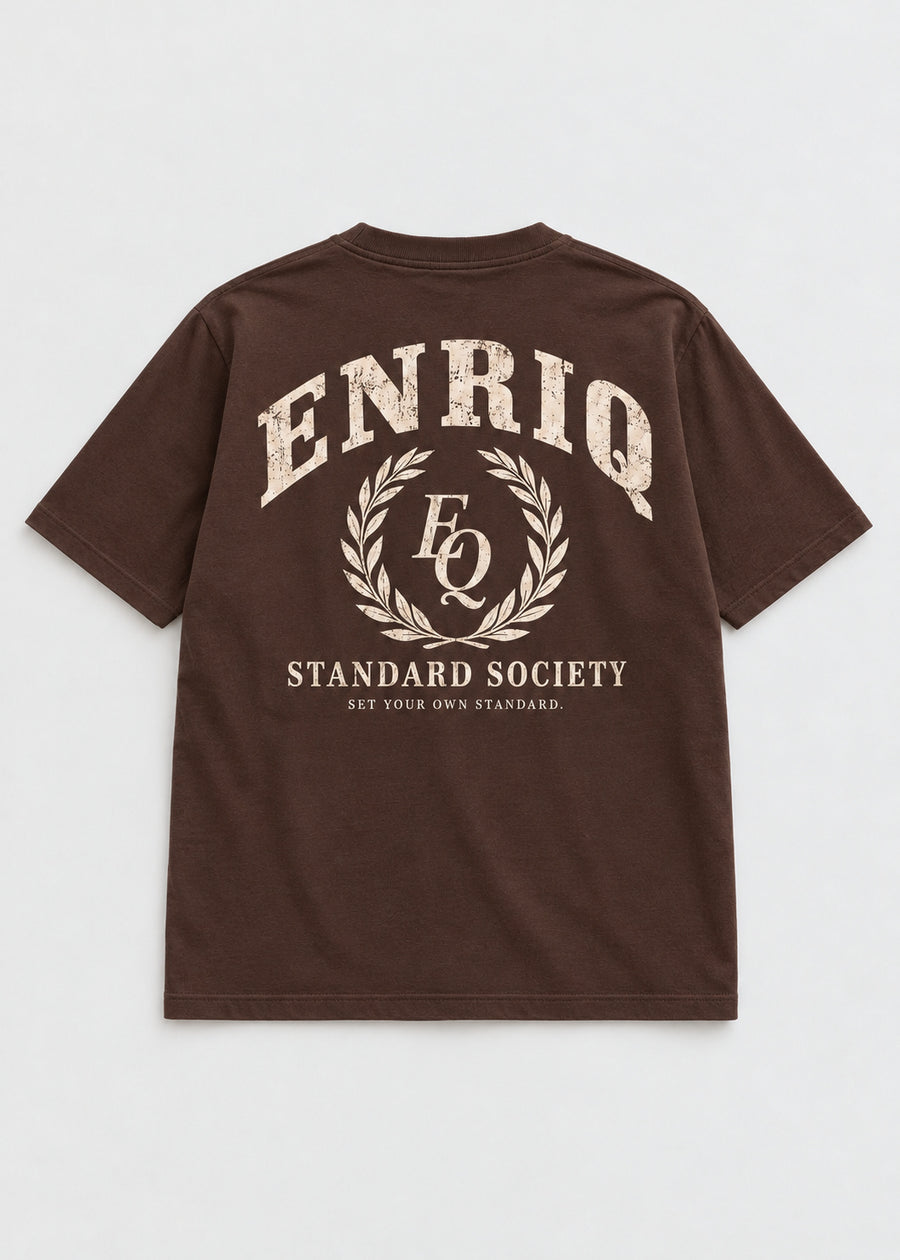 ENRIQ Standard Society Cocoa basic fit – achterkant
