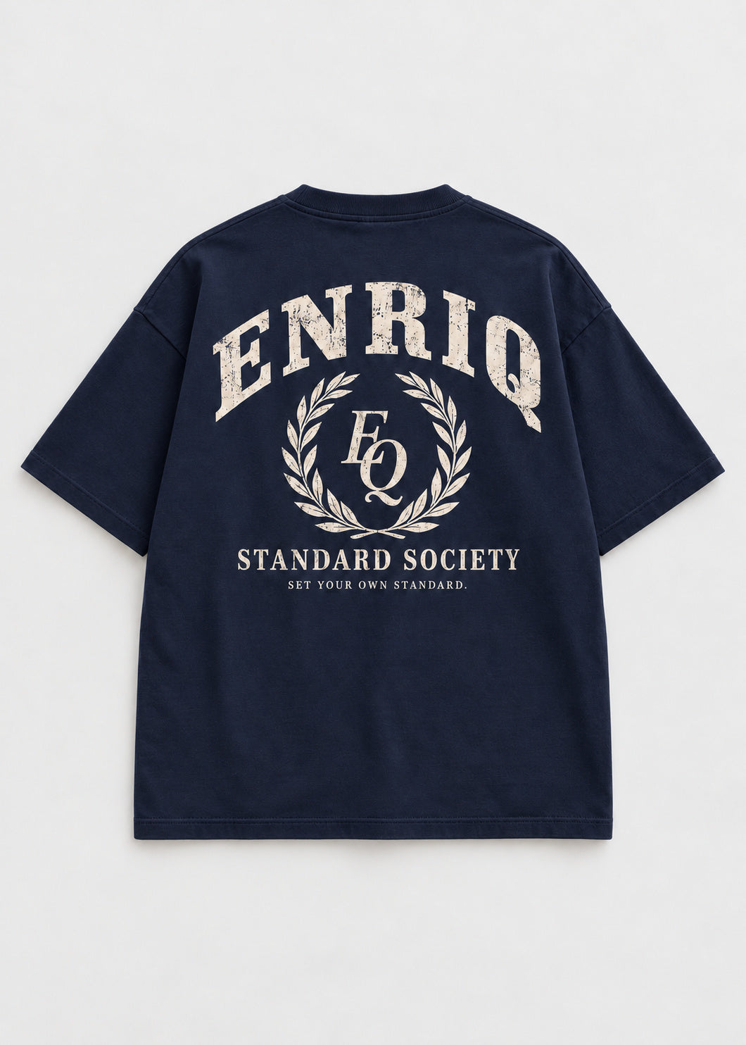 ENRIQ Standard Society Navy basic fit – achterkant