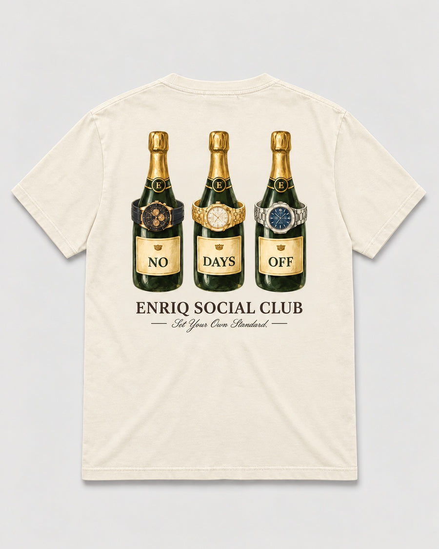 ENRIQ No Days Off Bone basic fit – achterkant