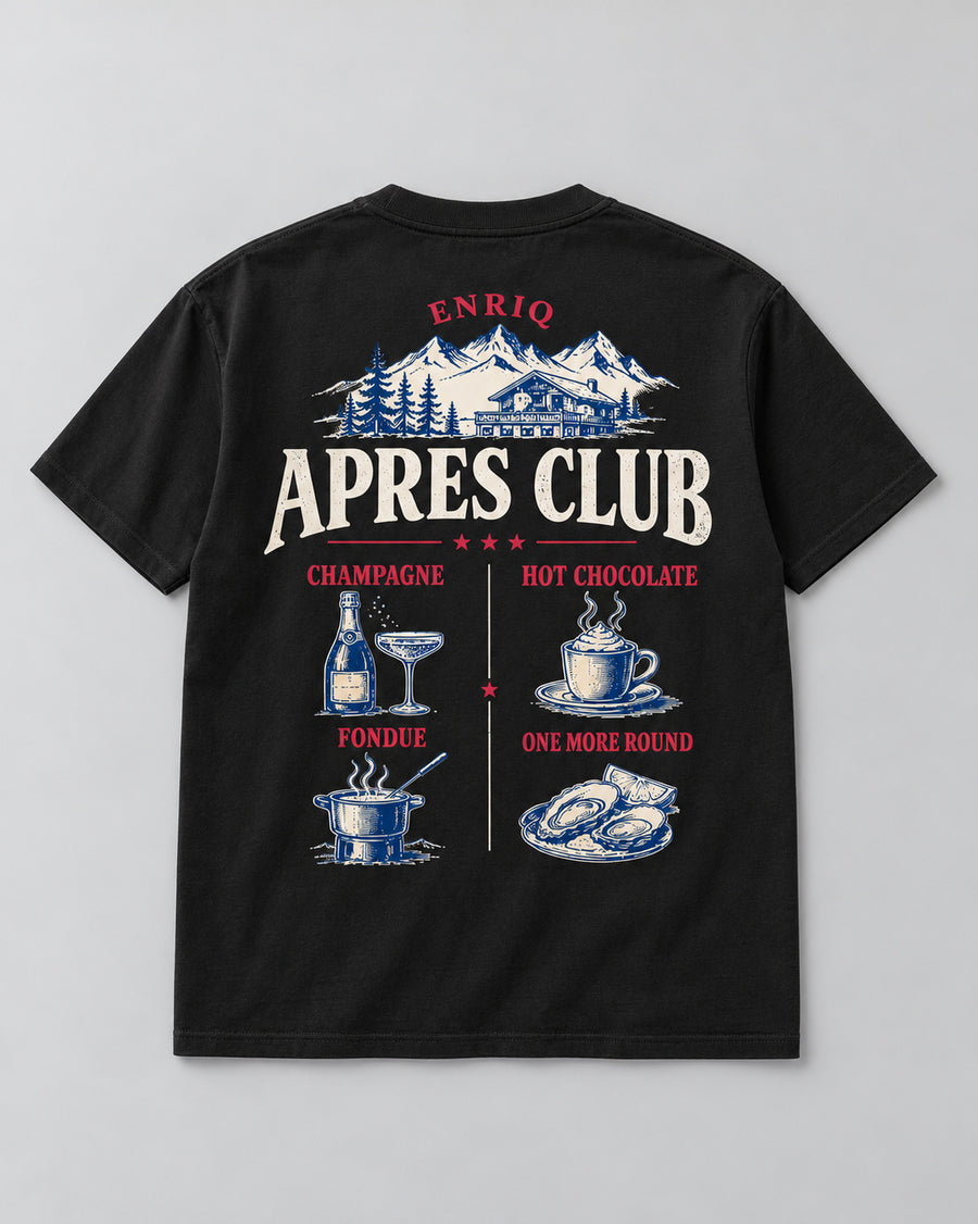 ENRIQ Apres Menu Black basic fit – achterkant