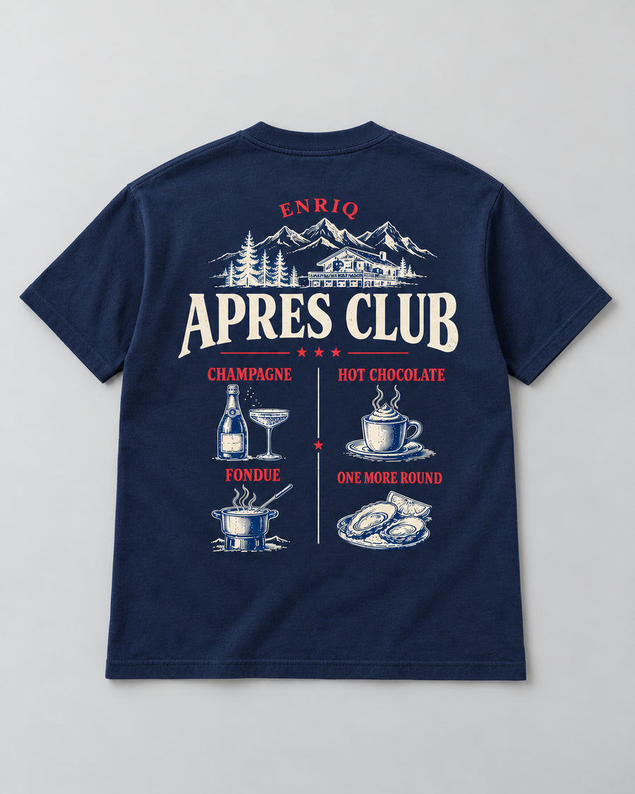 ENRIQ Apres Menu Navy basic fit – achterkant