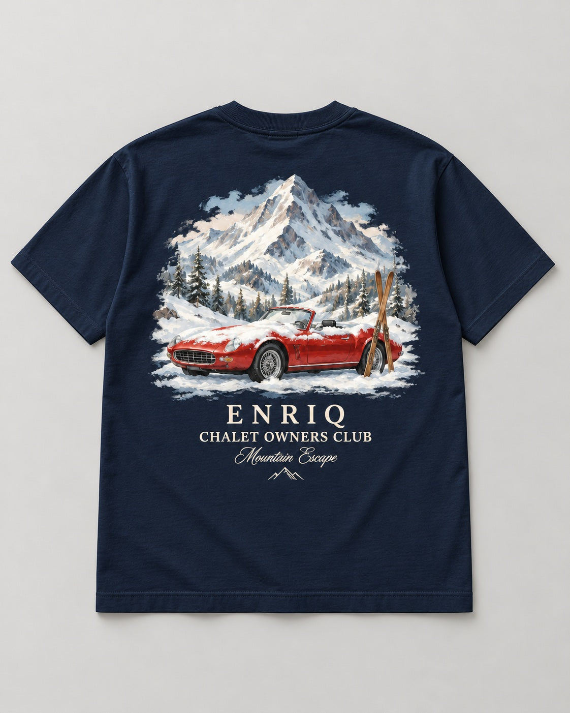 ENRIQ Chalet Owners Navy basic fit – achterkant