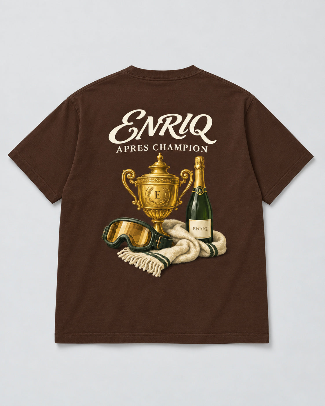 ENRIQ Apres Champion Cocoa basic fit – achterkant