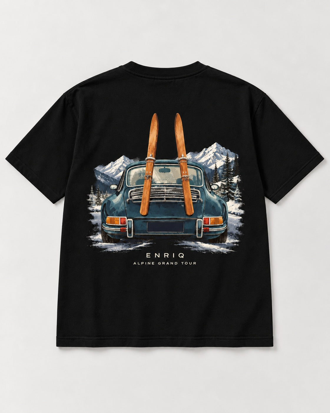 ENRIQ Alpine Grand Tour Black basic fit – achterkant