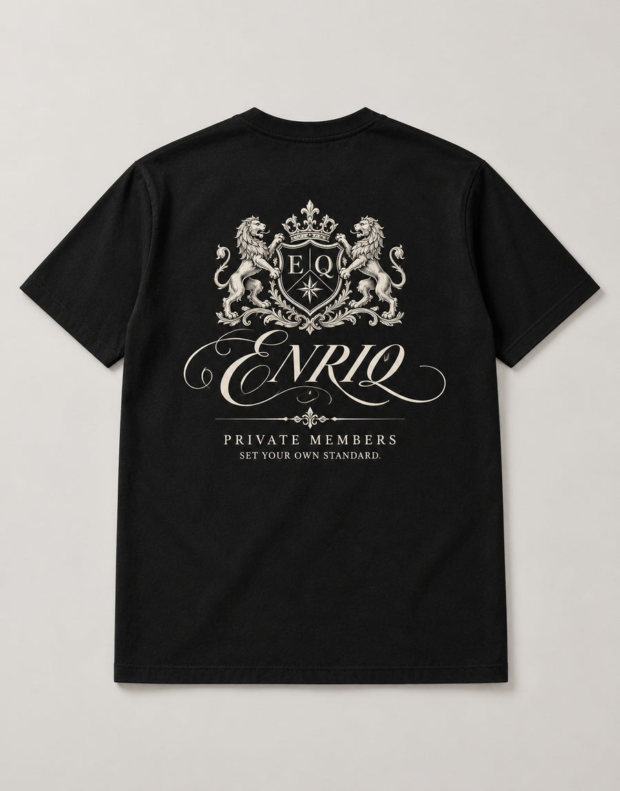 ENRIQ Private Members Black basic fit – achterkant