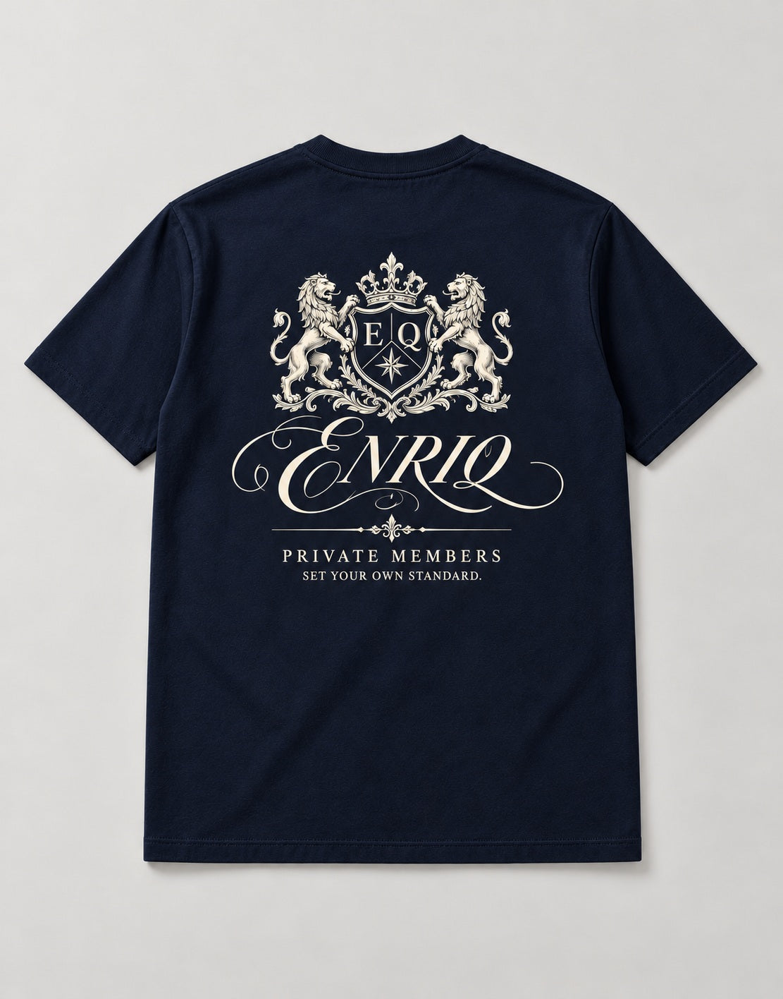 ENRIQ Private Members Navy basic fit – achterkant