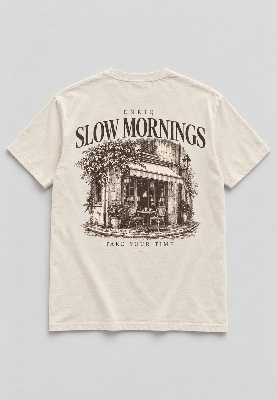 ENRIQ Slow Mornings Bone basic fit – achterkant