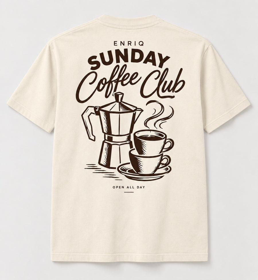 ENRIQ Sunday Coffee Bone basic fit – achterkant