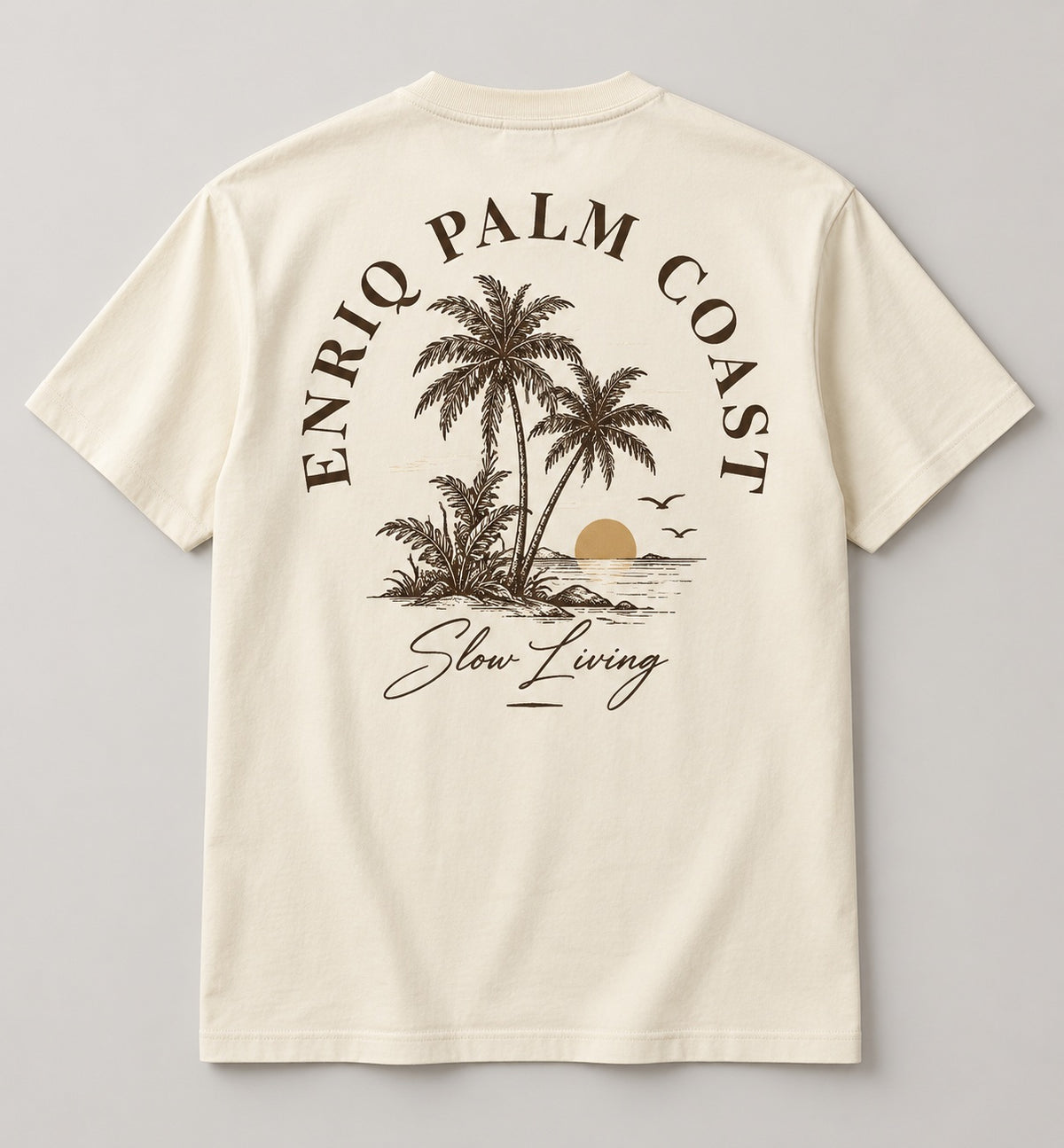 ENRIQ Palm Coast Bone basic fit – achterkant