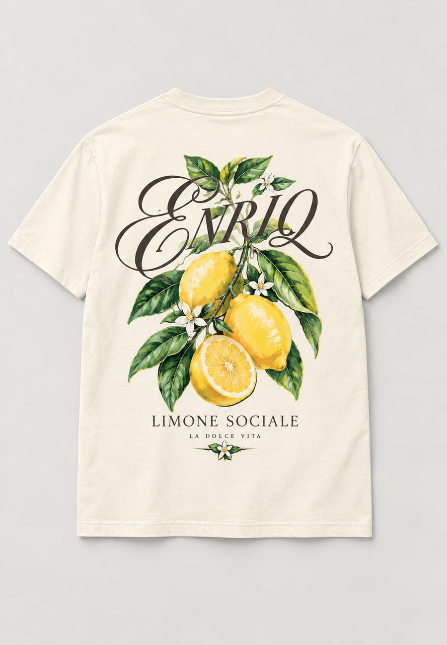 ENRIQ Limone Sociale Bone basic fit – achterkant