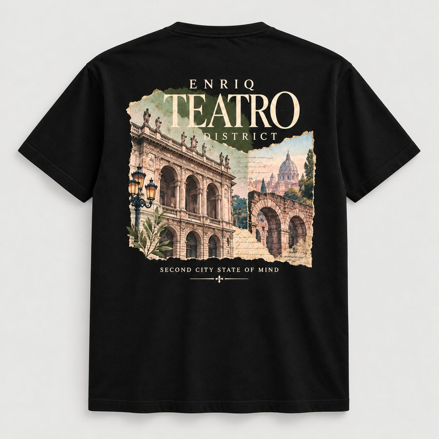 ENRIQ Teatro District Black basic fit – achterkant