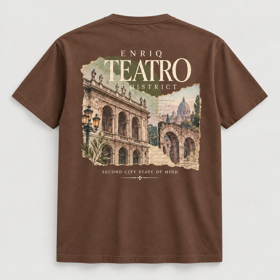 ENRIQ Teatro District Cocoa basic fit – achterkant