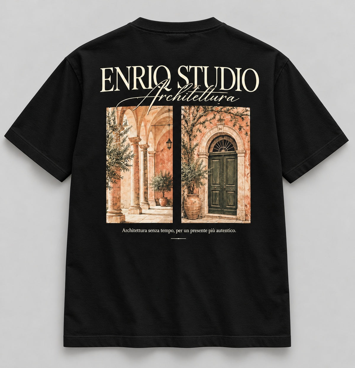ENRIQ Architettura Black basic fit – achterkant