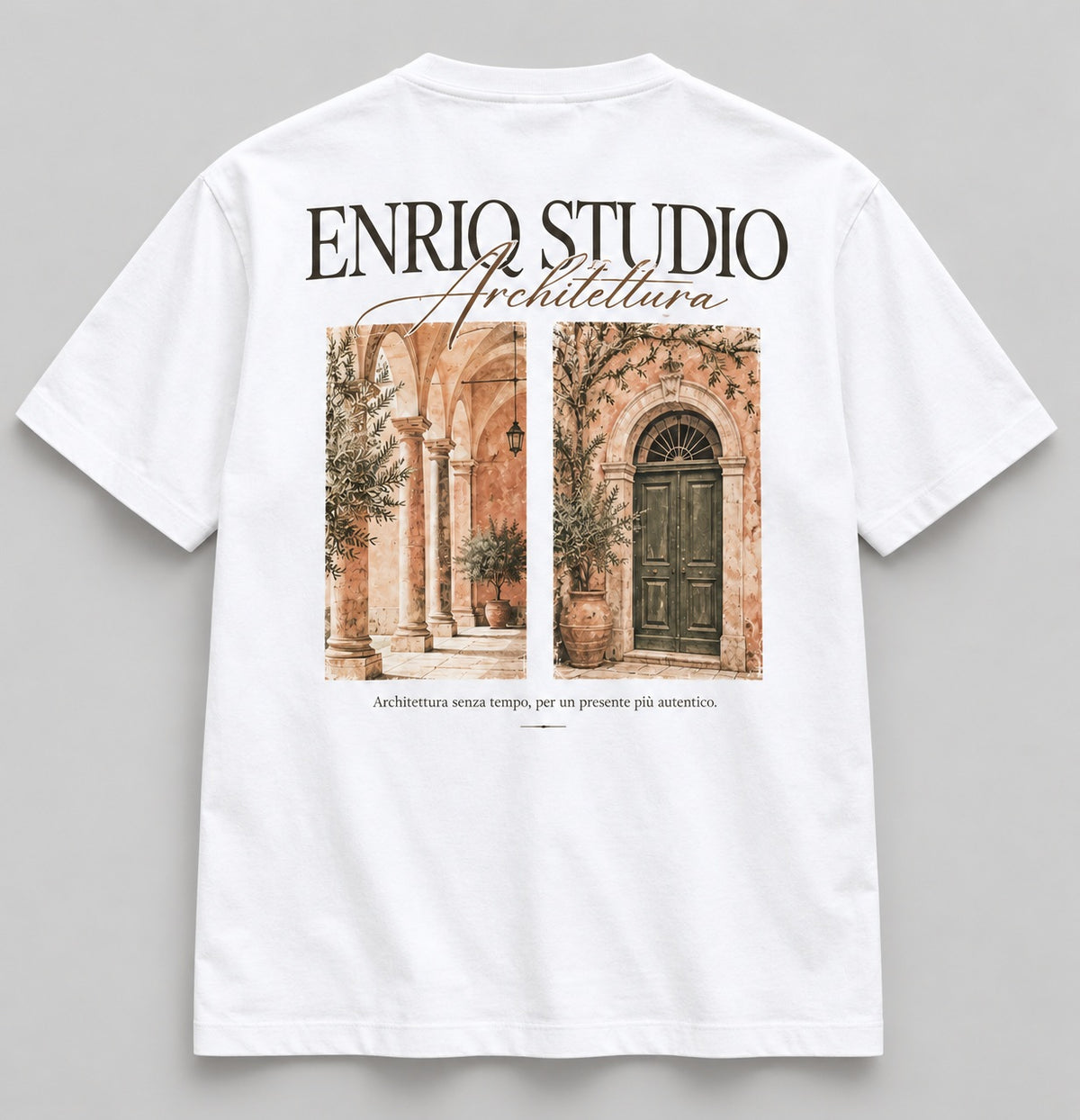 ENRIQ Architettura White basic fit – achterkant