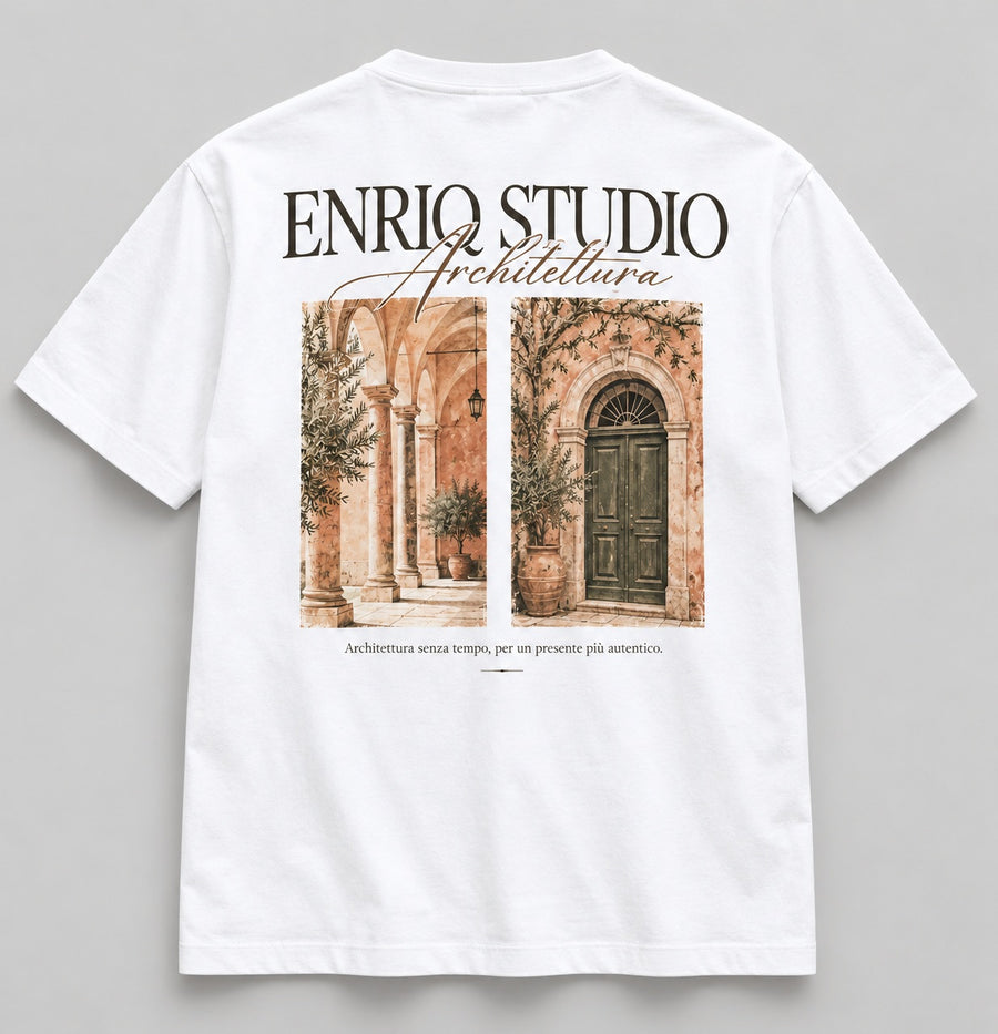 ENRIQ Architettura White basic fit – achterkant