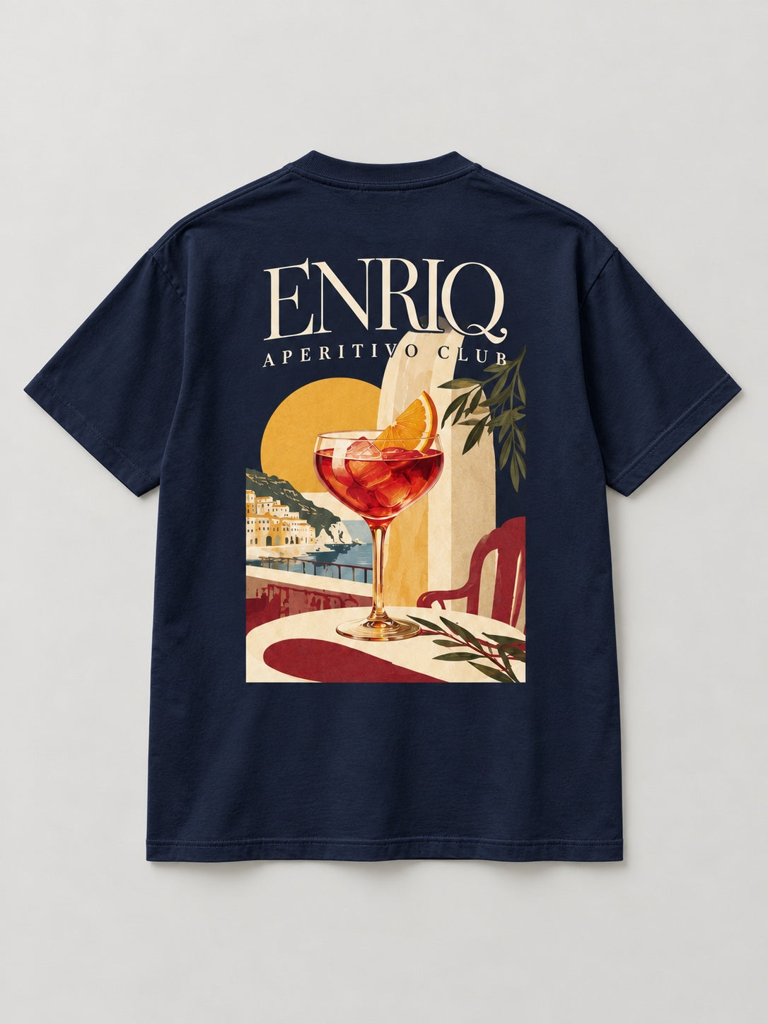 ENRIQ Aperitivo Club Navy basic fit – achterkant