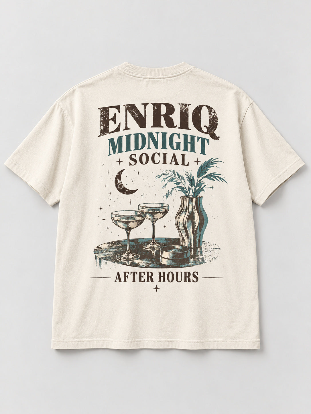 ENRIQ Midnight Social Bone basic fit – achterkant