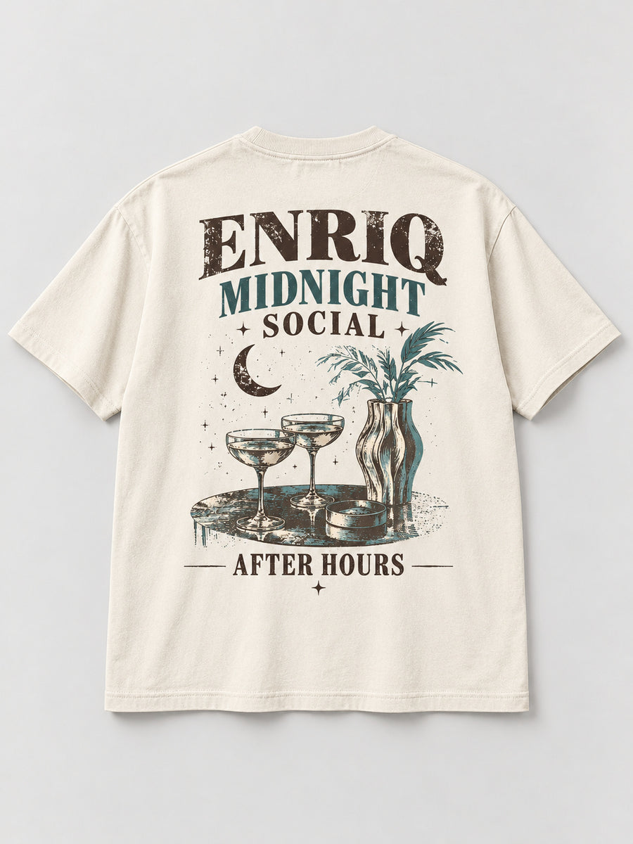 ENRIQ Midnight Social Bone basic fit – achterkant