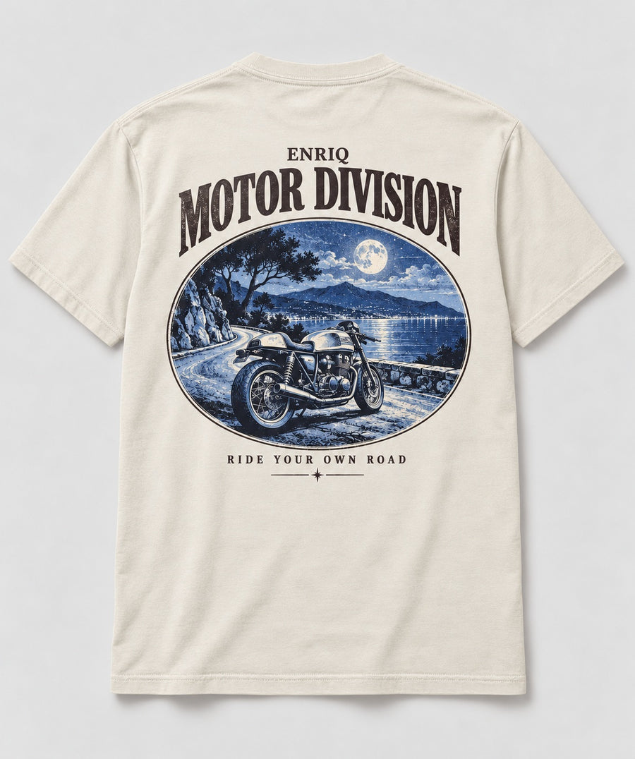 ENRIQ Motor Division Bone basic fit – achterkant