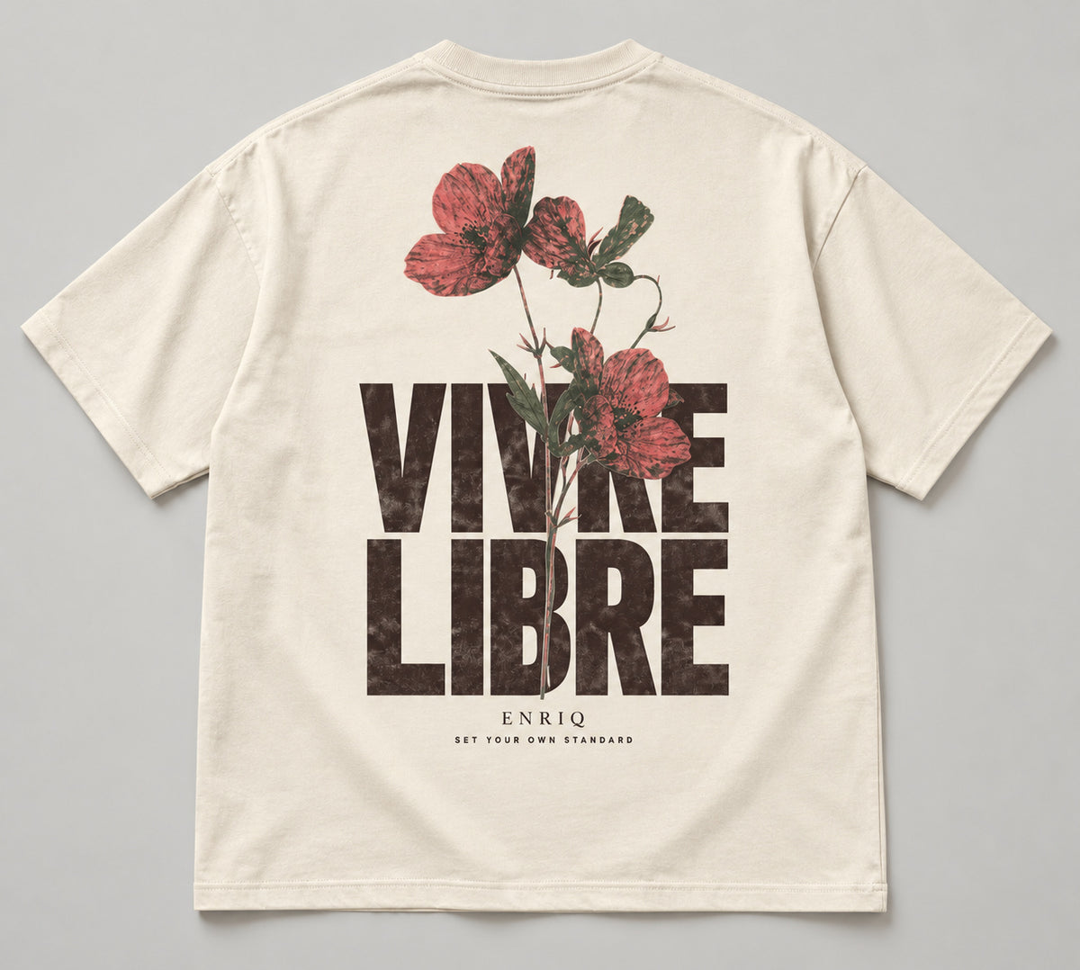 ENRIQ Vivre Libre Bone basic fit – achterkant