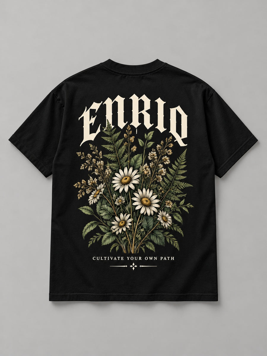 ENRIQ Cultivate Black basic fit – achterkant