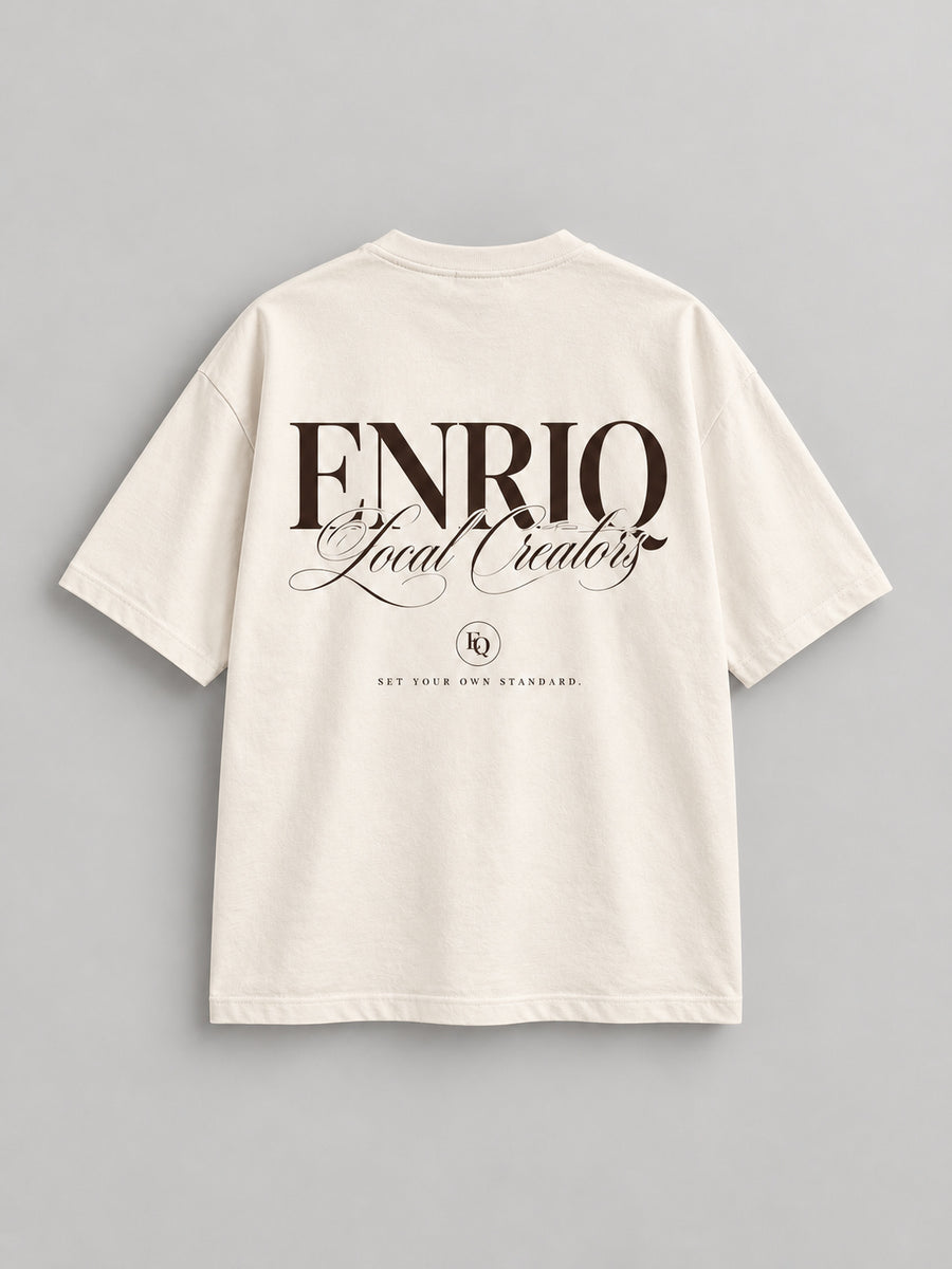 ENRIQ Local Creators Bone basic fit – achterkant