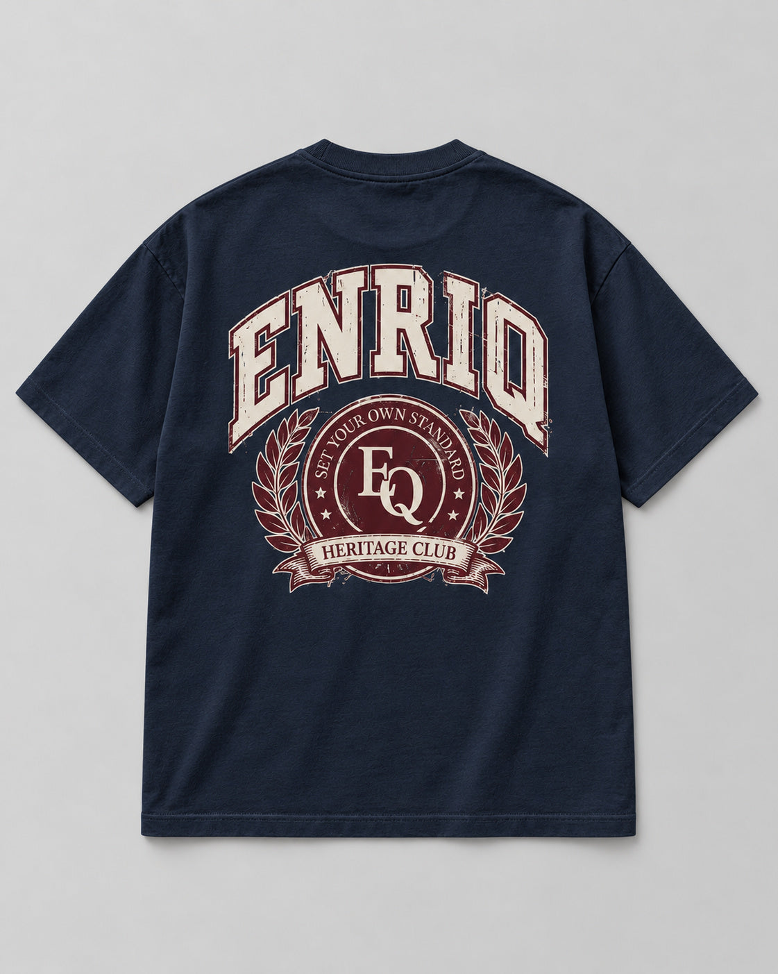 ENRIQ Heritage Club Navy basic fit – achterkant
