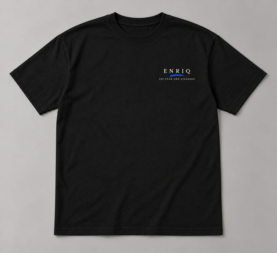 ENRIQ Fuck 9–5 Black Basic Fit – flatlay-voor