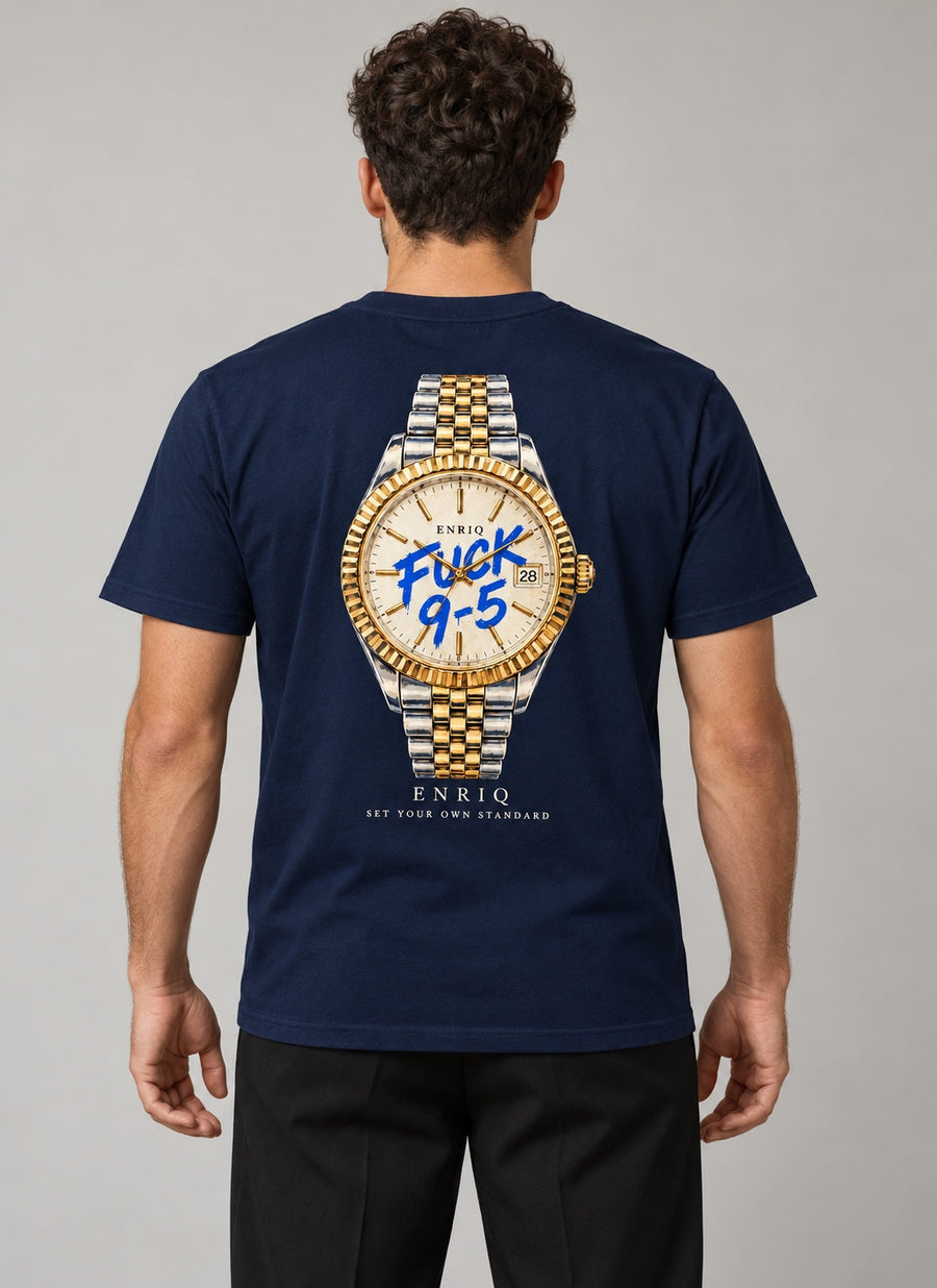 ENRIQ Fuck 9–5 Navy Basic Fit – model-achter