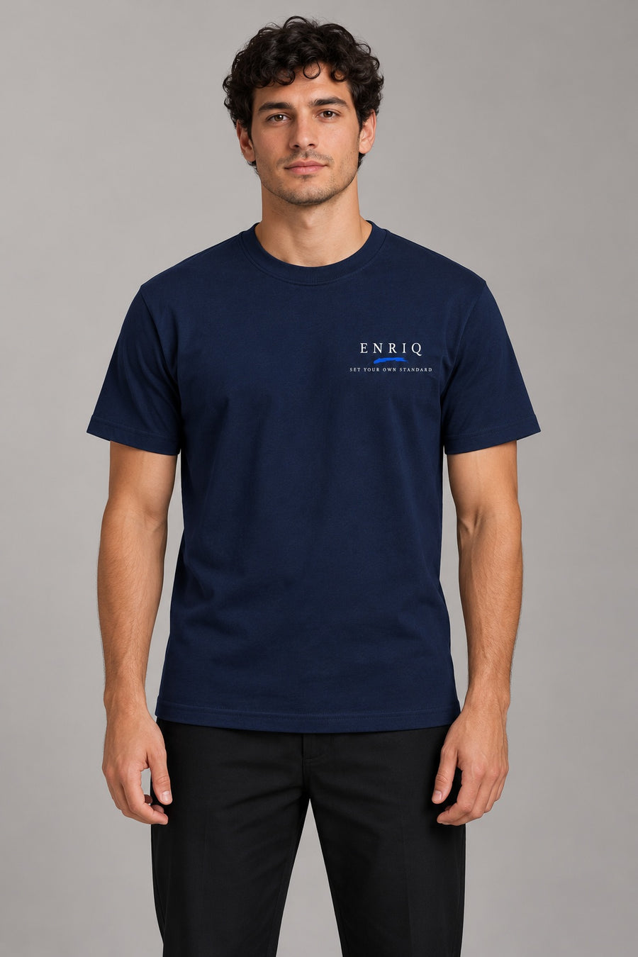 ENRIQ Fuck 9–5 Navy Basic Fit – model-voor
