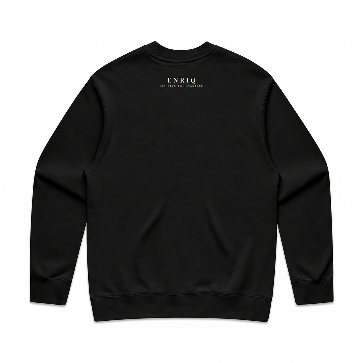 EnriQ Atelier Signature Sweater – Black – achterkant