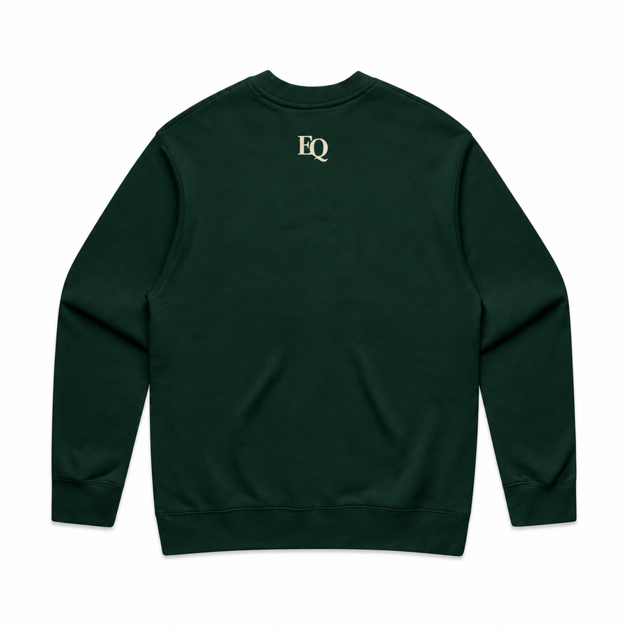 EnriQ Heritage Club Sweater – Pine Green – achterkant