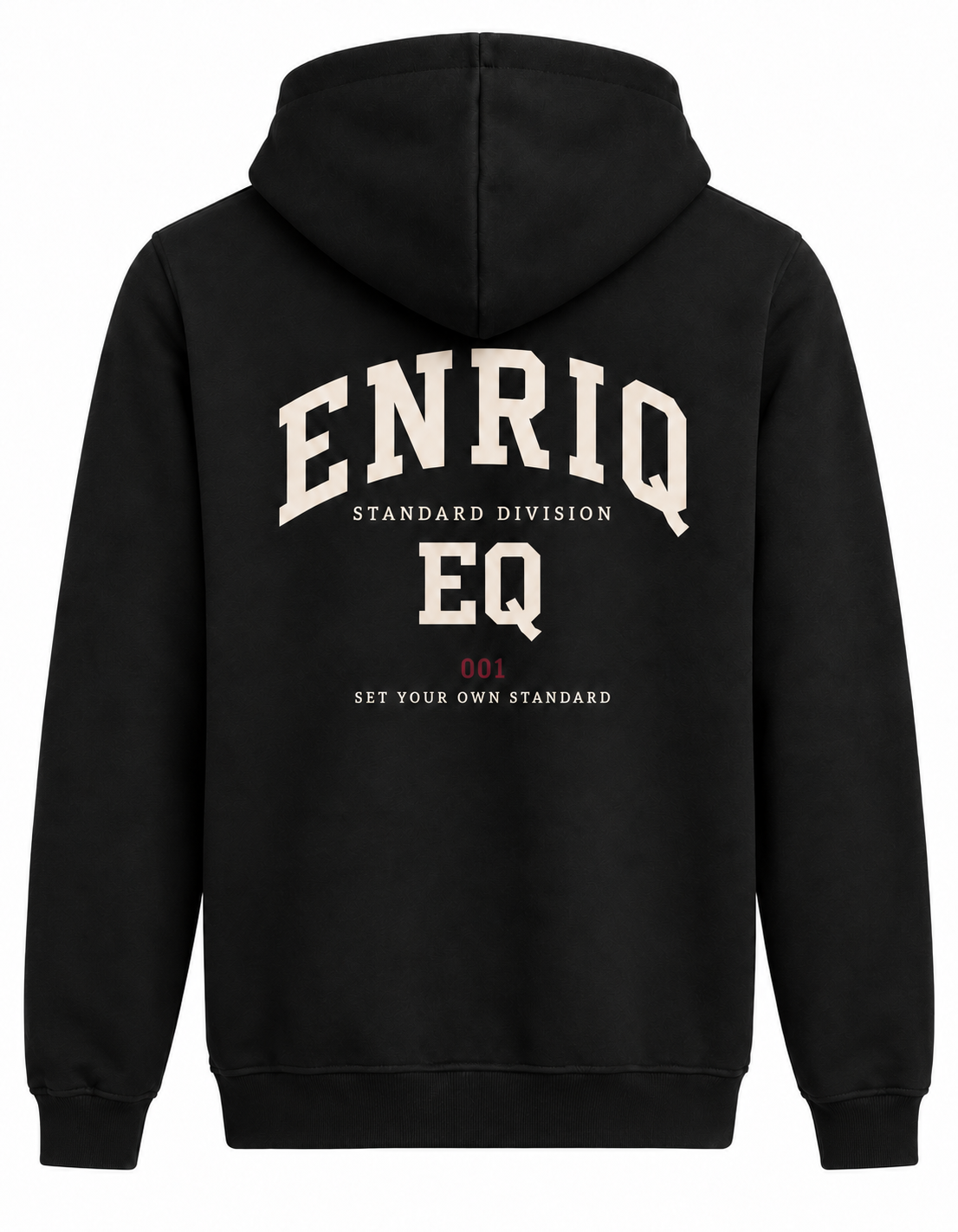 EnriQ Standard Division Hoodie – Black – achterkant