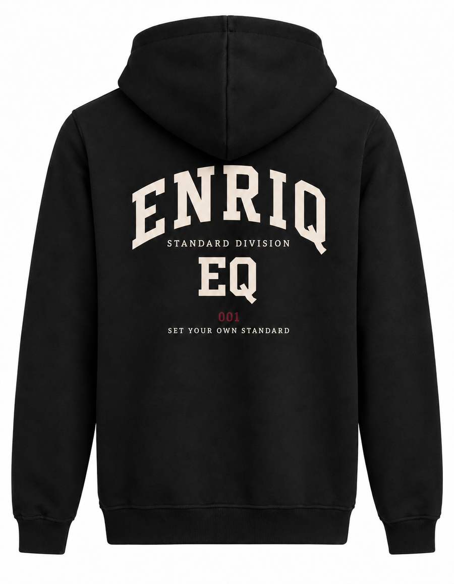 EnriQ Standard Division Hoodie – Black – achterkant
